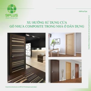 XU HƯỚNG SỬ DỤNG CỬA GỖ NHỰA TRONG NHÀ Ở DÂN DỤNG