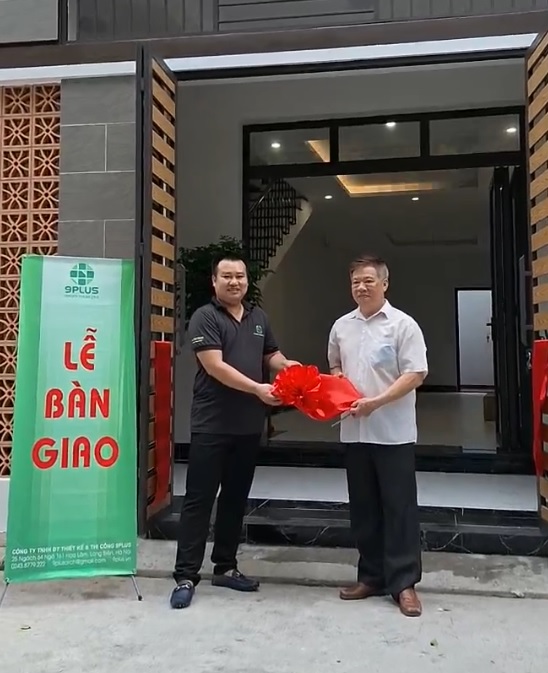 BÀN GIAO CÔNG TRÌNH NHÀ ANH LONG