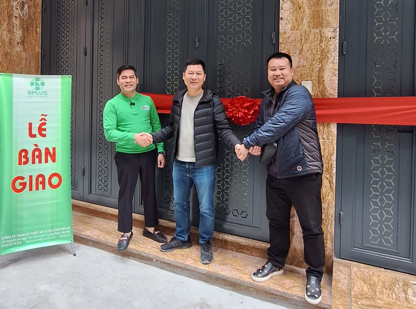 BÀN GIAO CÔNG TRÌNH ANH CHỊ NAM YẾN