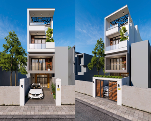 THIẾT KẾ & THI CÔNG NHÀ PHỐ – NP438