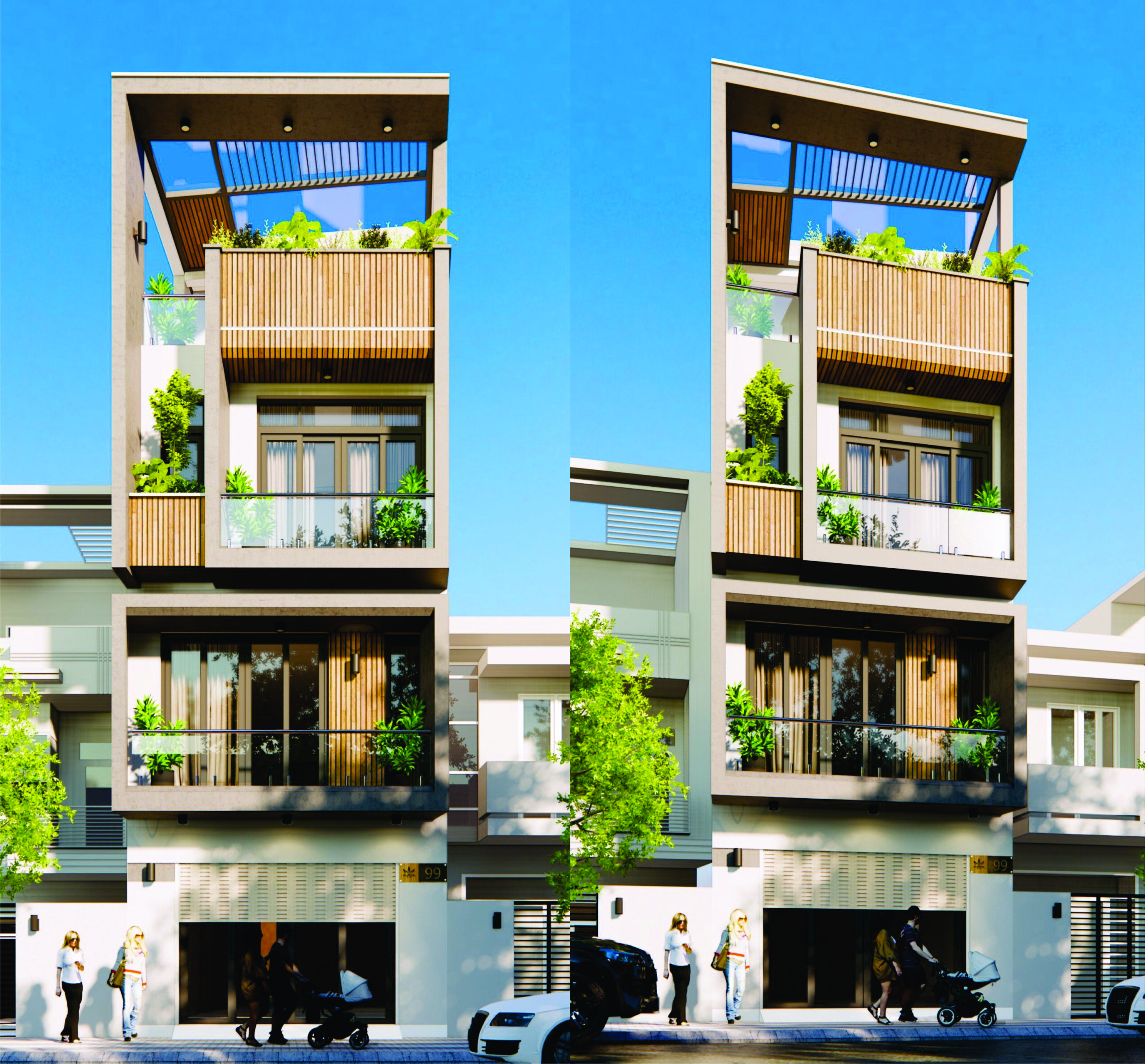 THIẾT KẾ & THI CÔNG NHÀ PHỐ – NP415