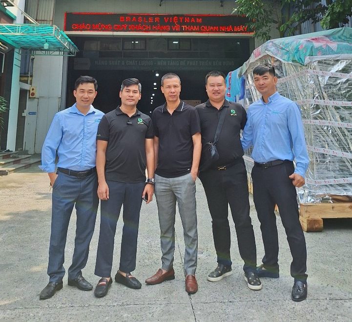 THĂM NHÀ MÁY SẢN XUẤT THIẾT BỊ VỆ SINH BRASLER